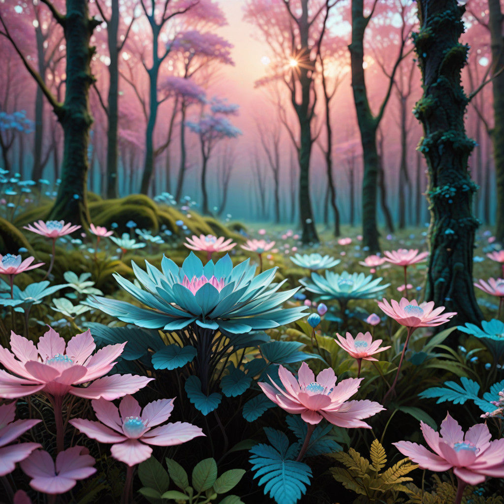 Ethereal Miniature World of Whimsical Wonder