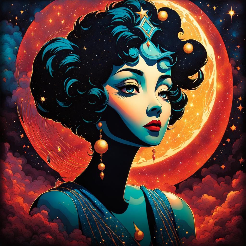Betty Boop Modern day Version Artwork