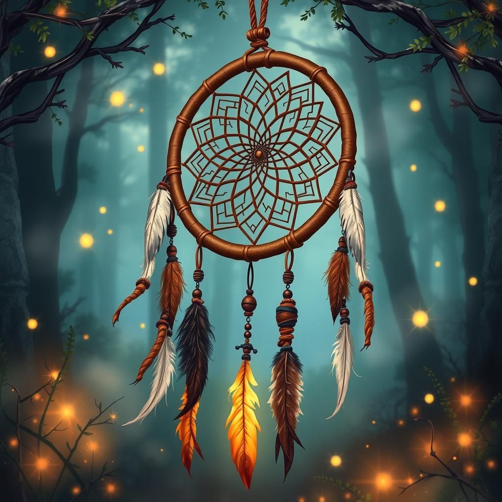 Mystical Dreamcatcher in Enchanted Forest