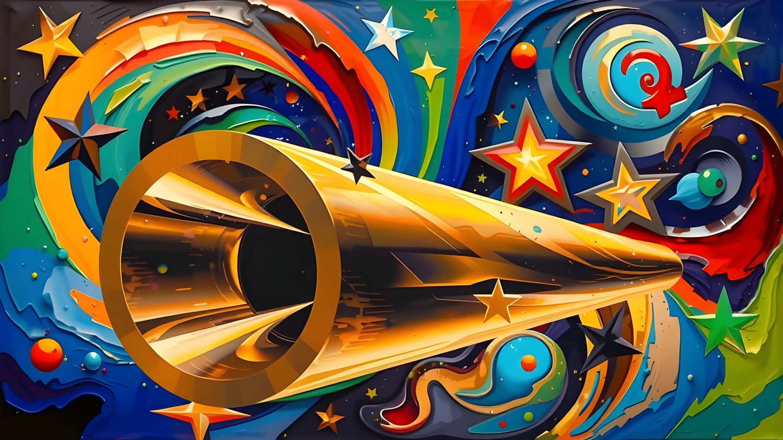 Vibrant Cosmic Vortex in Metallic Glass