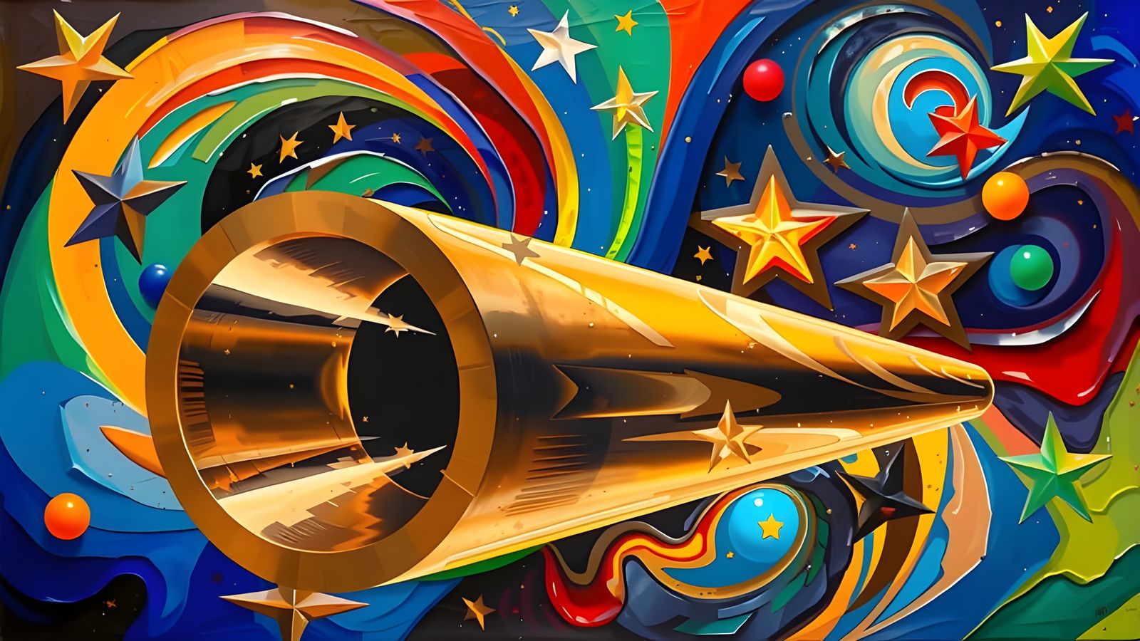 Vibrant Cosmic Dance in Metallic Glass