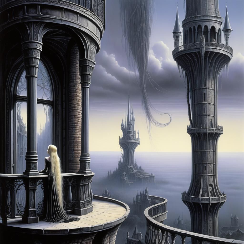 Rapunzel in Giger's Biomechanical World