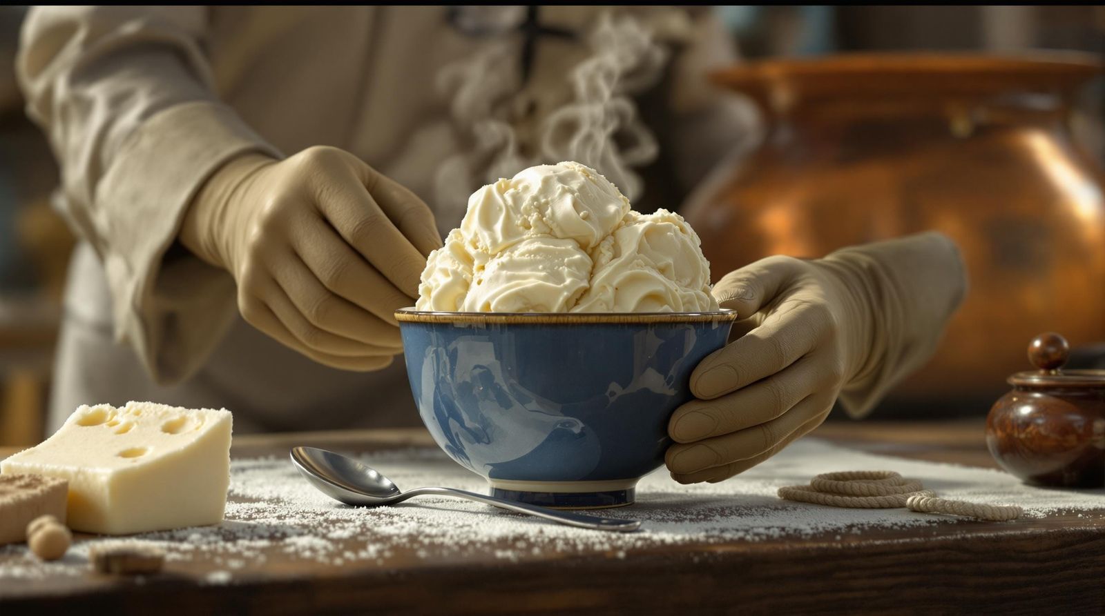 Dr. Pinel's Dessert Preparation in Pixar Style