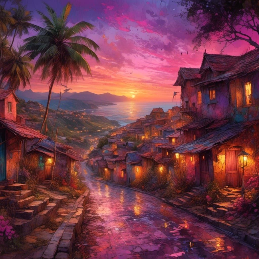 An evening in puerto viejo...