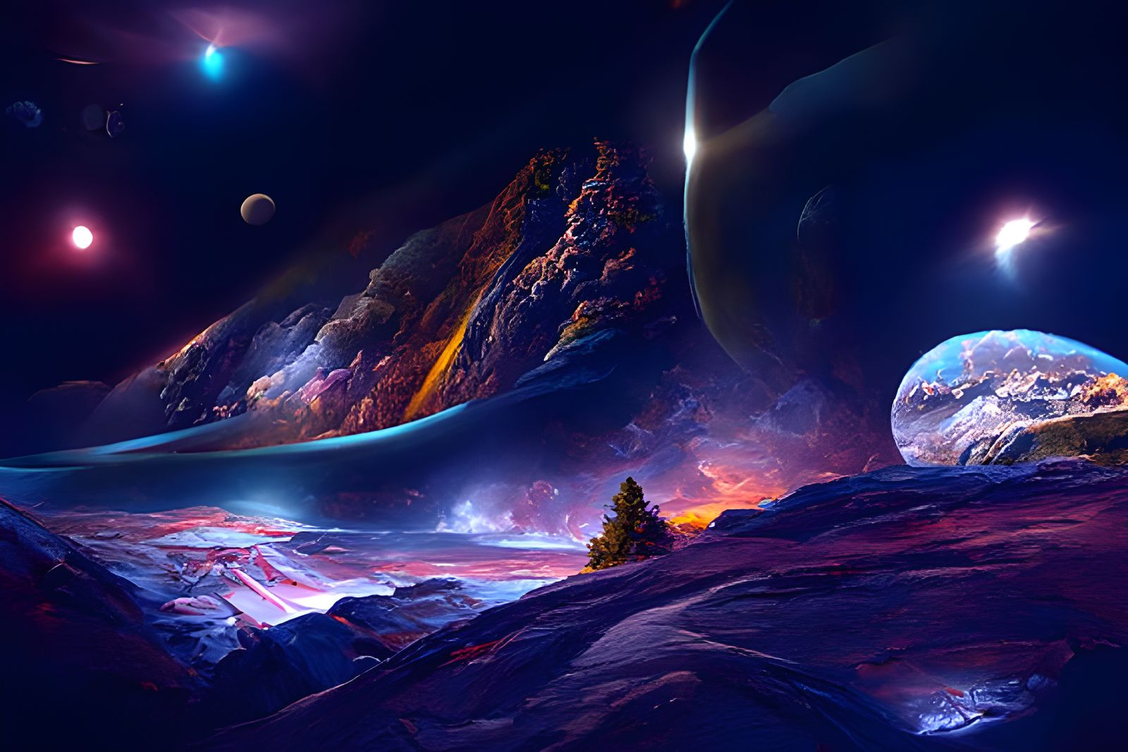 Spectacular Space Landscape Photography in High Resolution