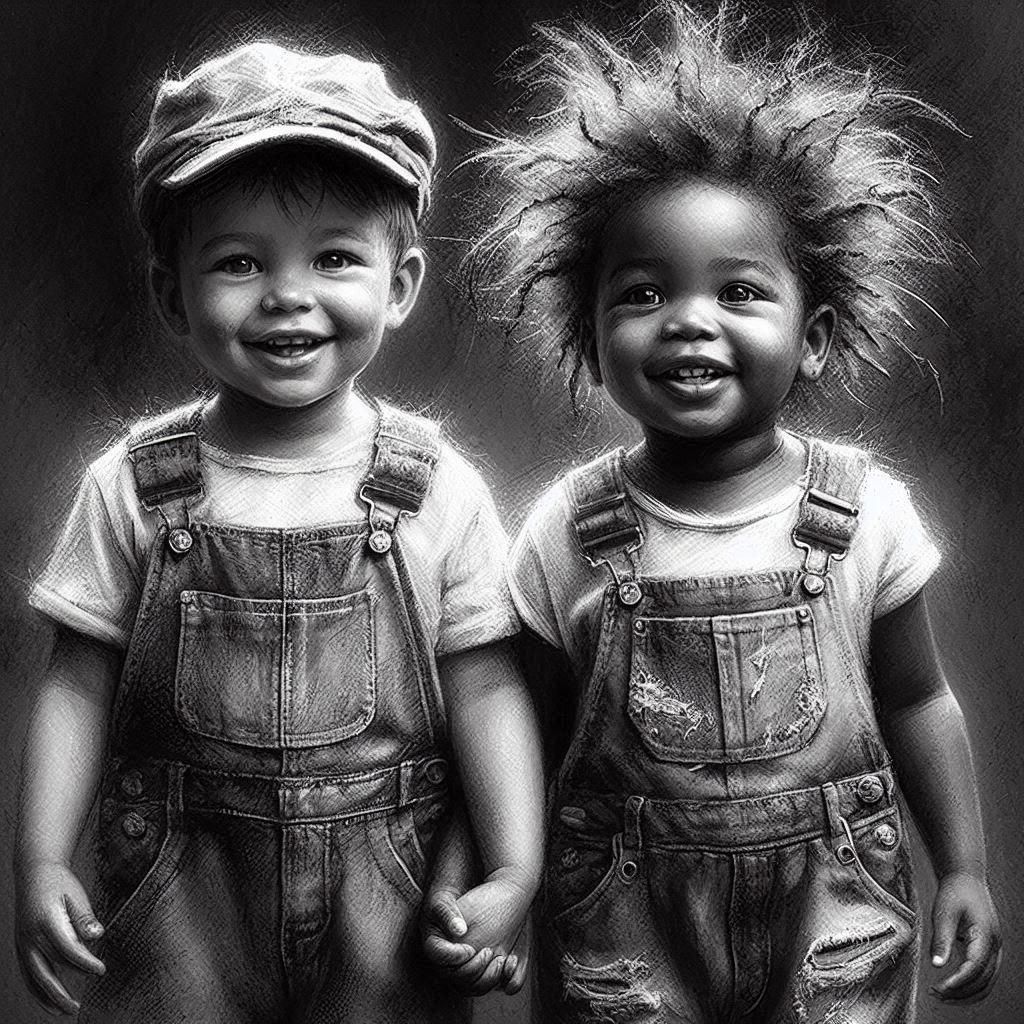 Detailed Charcoal Drawing