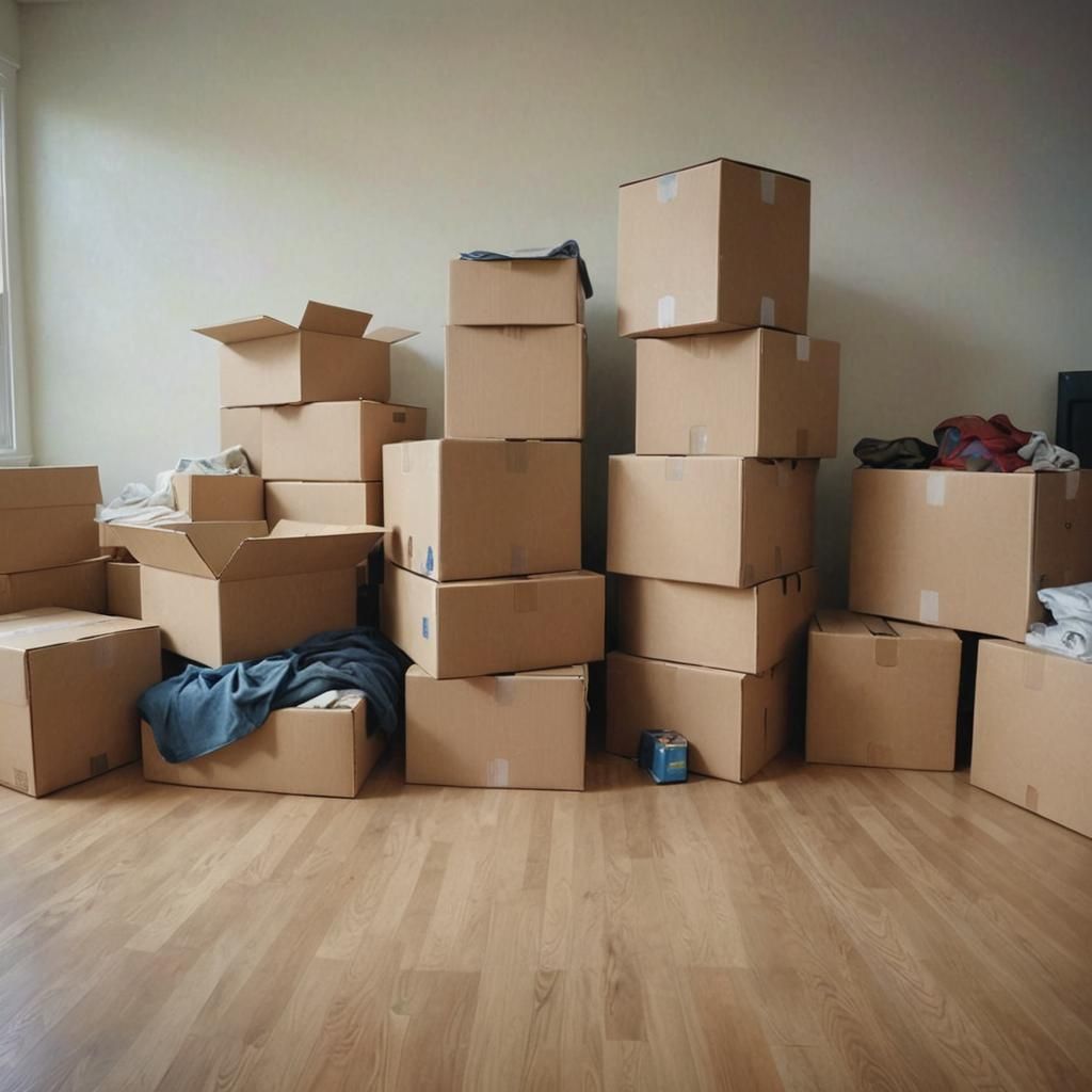 Ethereal Fantasy Home Moving Day in Mist