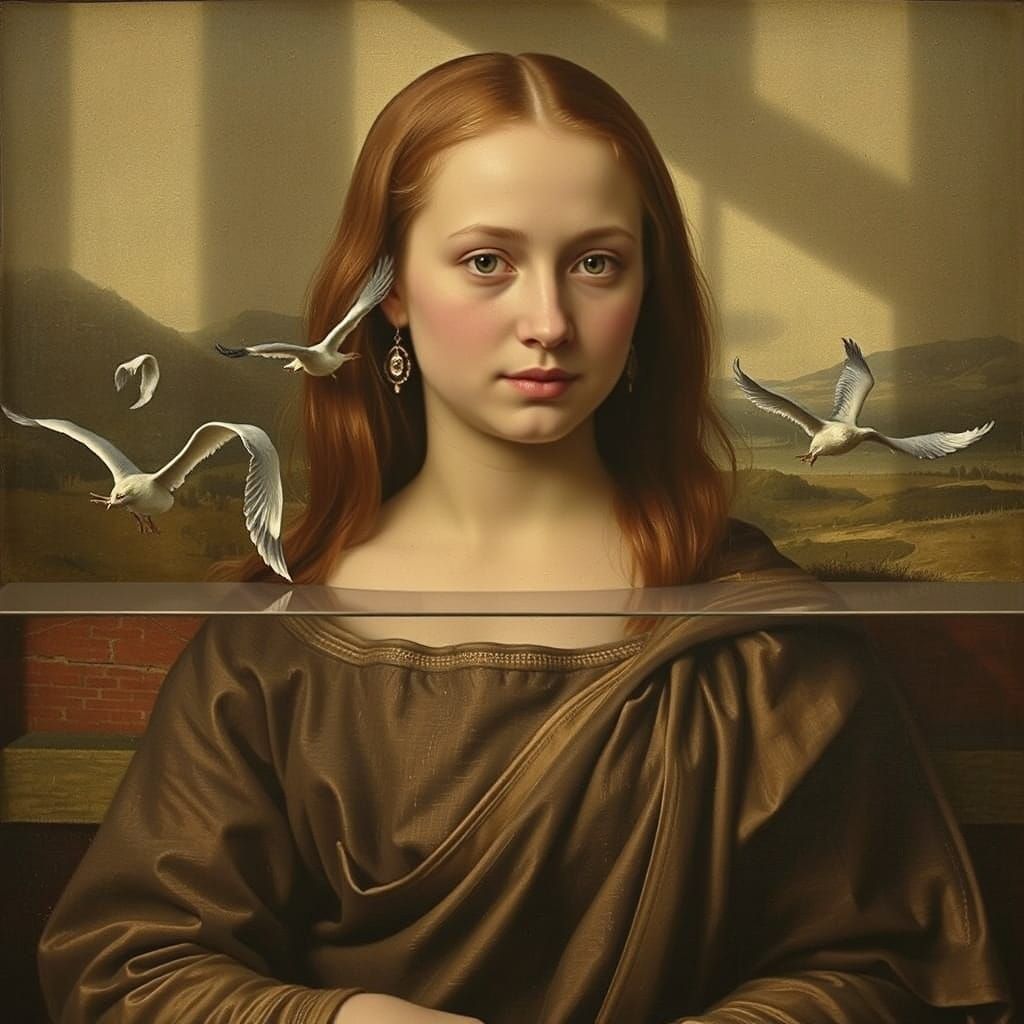 Spectacular Colorful Hyperrealism with Asymmetry and Reflect...