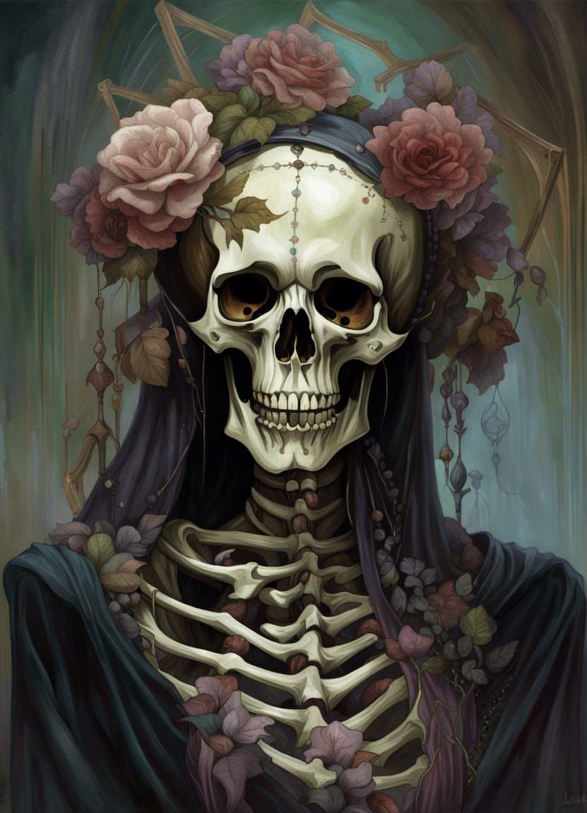 Sinister Undead Lich in Photorealistic Style