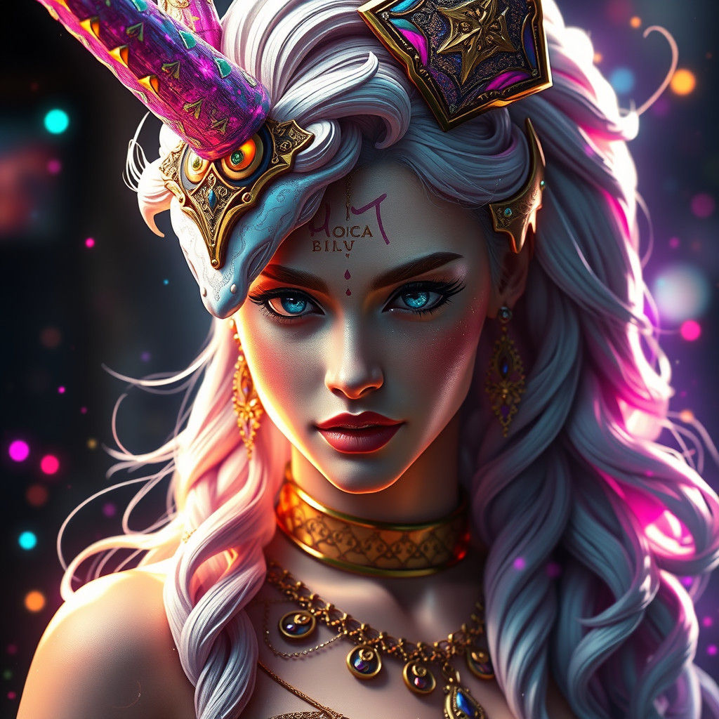 Detailed Portrait of a Fantasy Princess in Unreal Engine