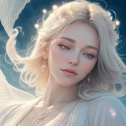 Ethereal Portrait of Lucy in Dreamlike Surrealism