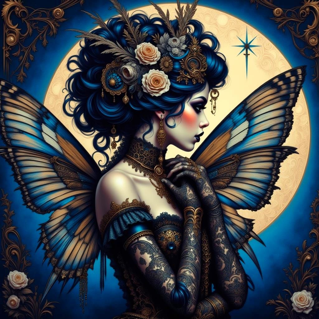 Starlight Fairy in a Firefly Shell, Caught in a Cosmic Dance