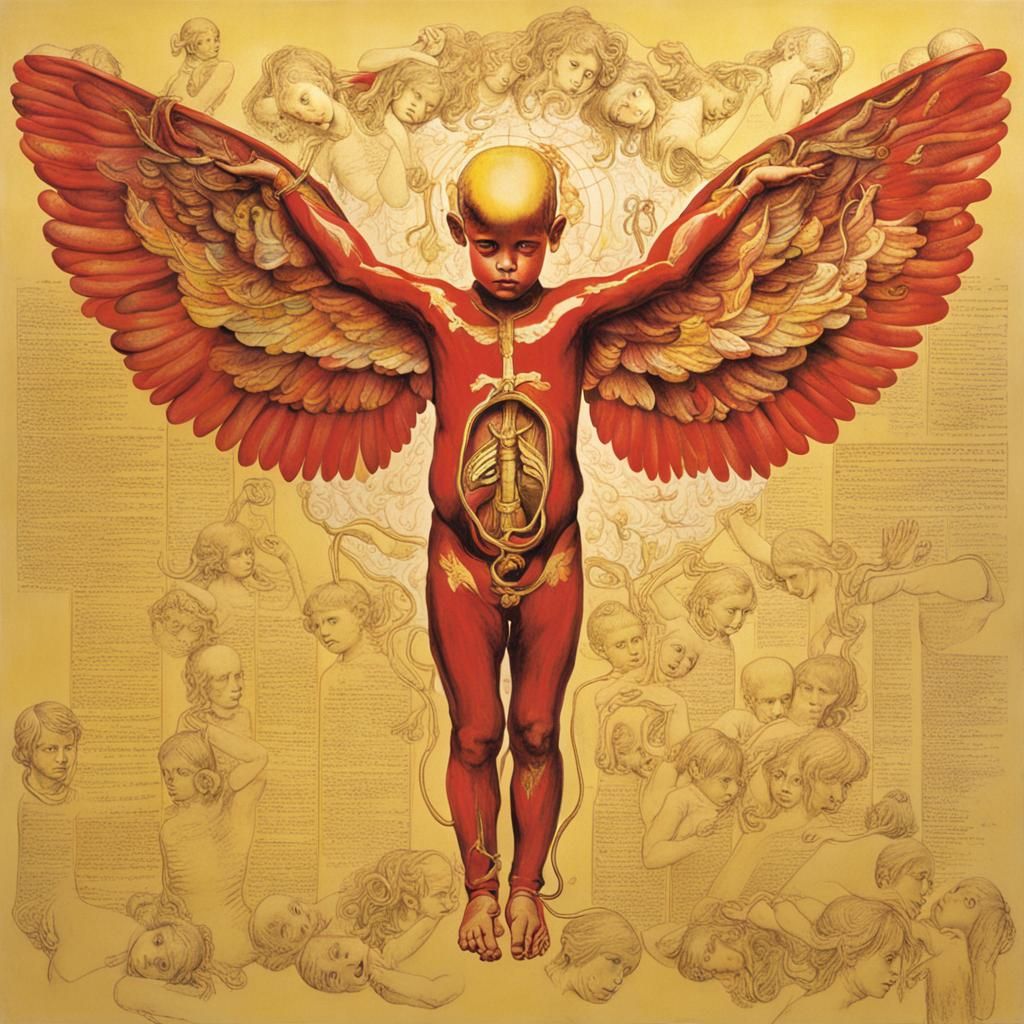 Surreal In Utero Anatomical Art