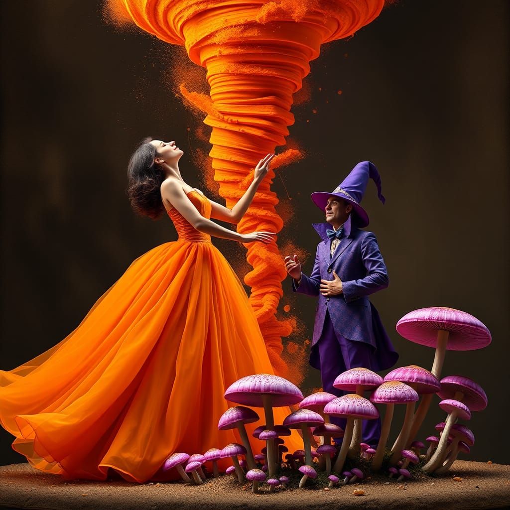 Surreal Wedding: Opera Singer and Gypsy Janitor