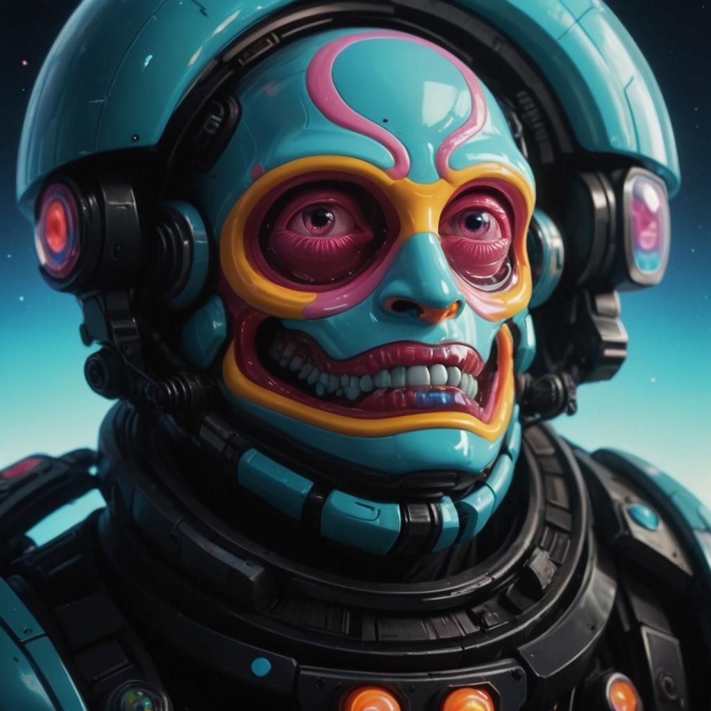 I Have No Mouth: Candy Art Sci-Fi Scene