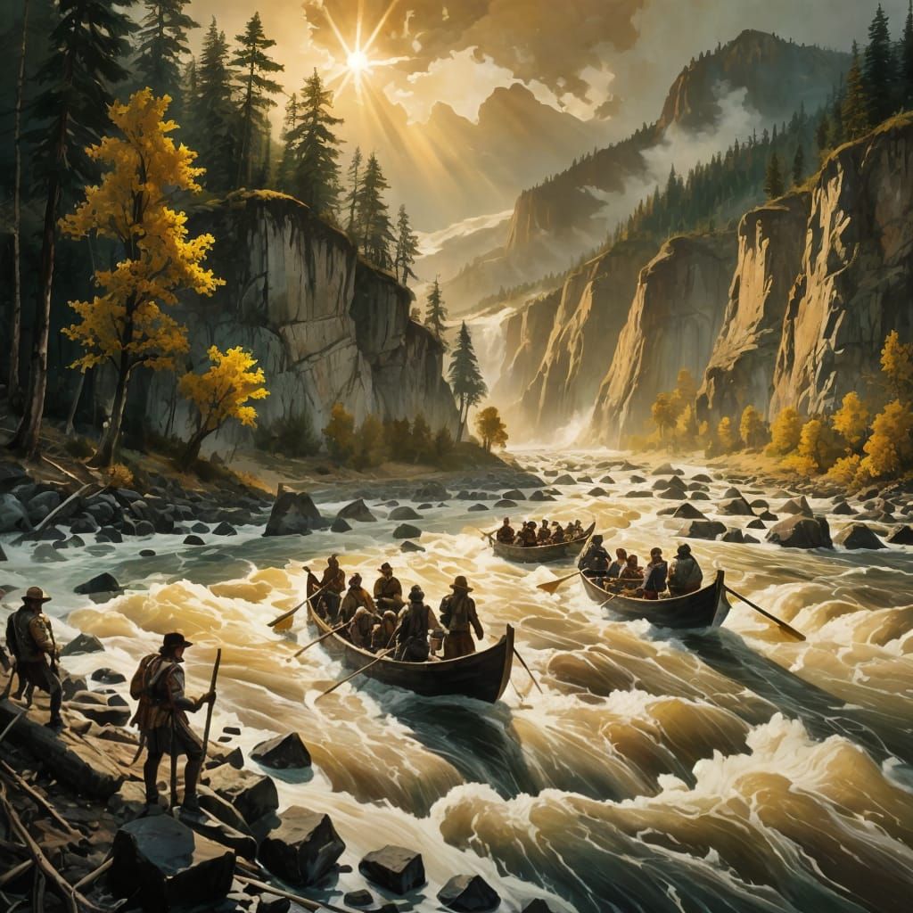 Lewis and Clark Expedition on the Colorado River