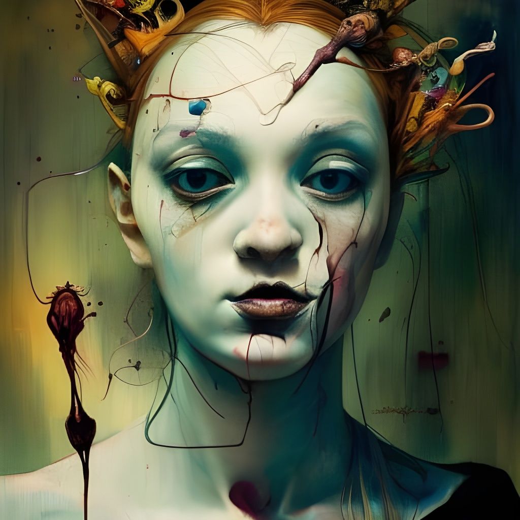 Beauty and Ugliness Intertwined: Surreal Dark Art