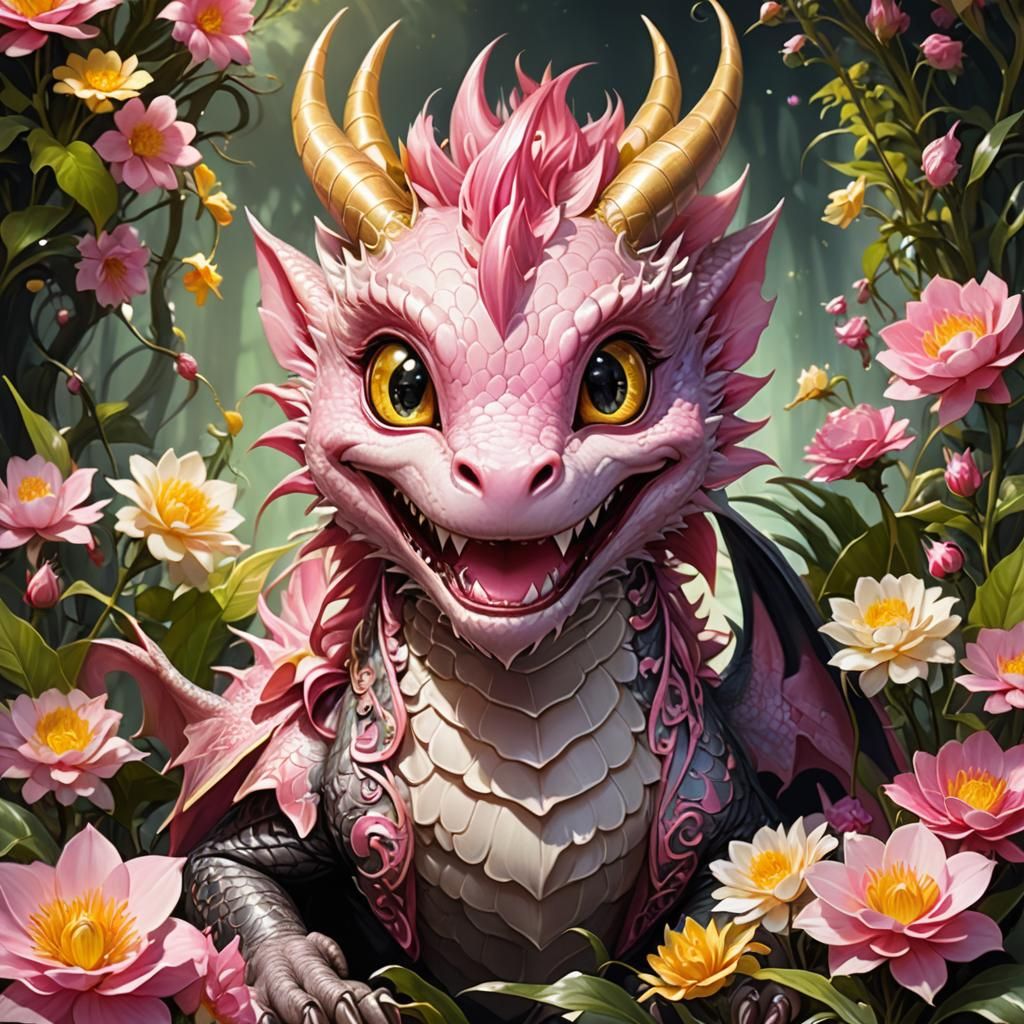 pink dragon