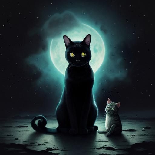 Ominous Feline: A Sadness Beyond Reality