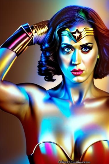 Hyperdetailed Nude Superheroine Portrait in 8k Resolution