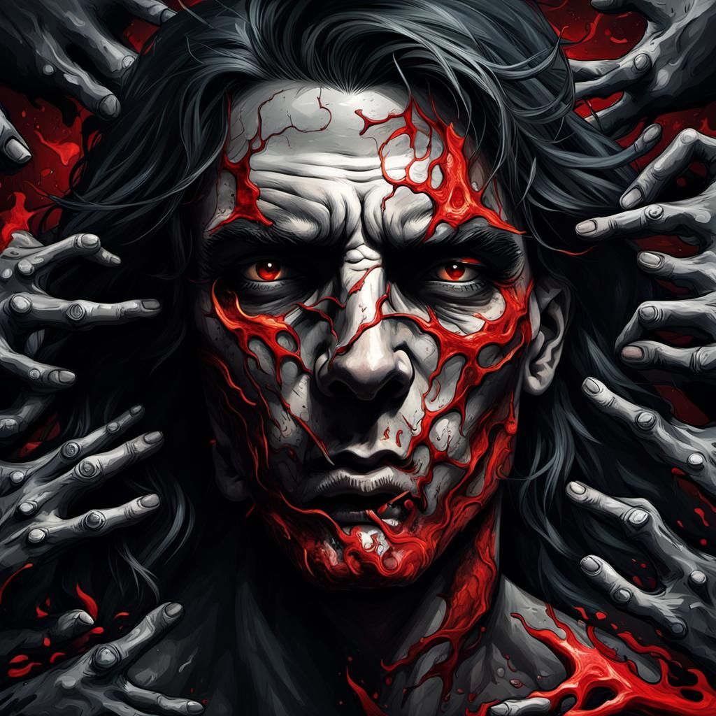 Burning Castle: A Pyrotechnic Digital Illustration