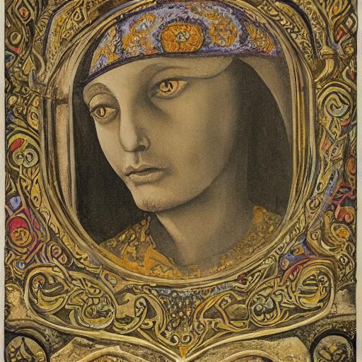 Caracal Comfort: Surreal Oil Painting Inspired by Chagall