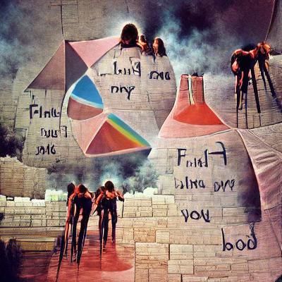 Iconic Prism Dispersing Light Into Rainbow