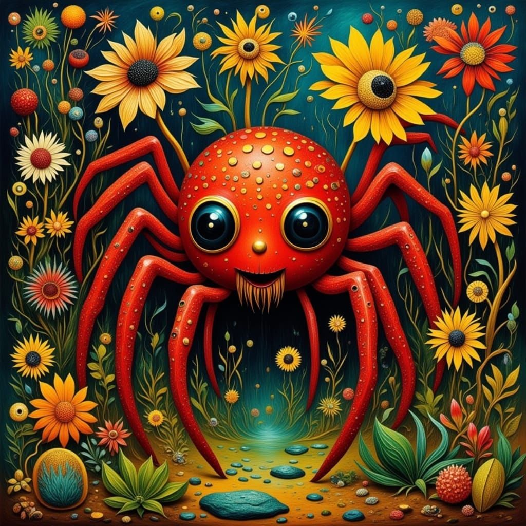 Flower spider