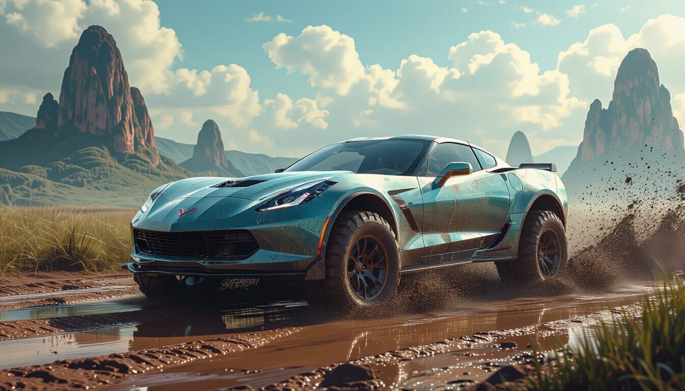 the corvette four-wheeler