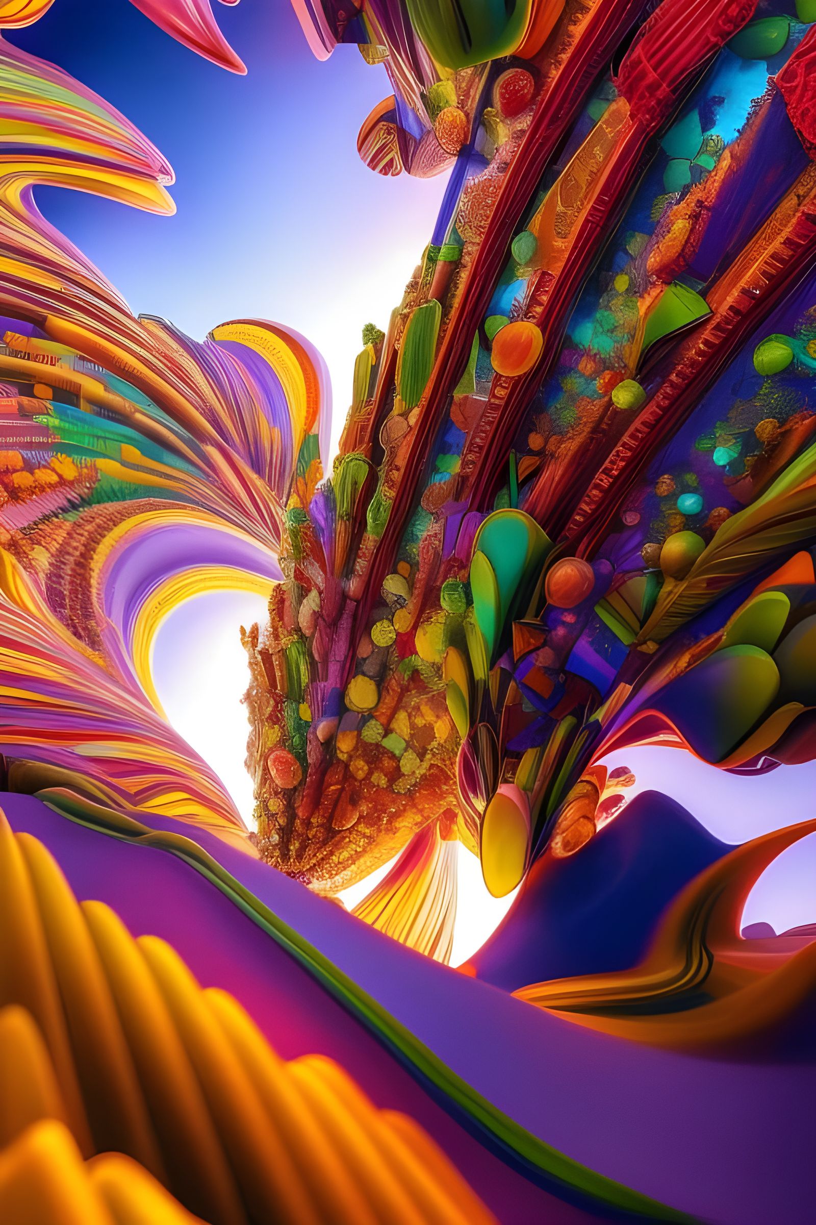 Intricate Geometric Abstract Art in 8k Resolution