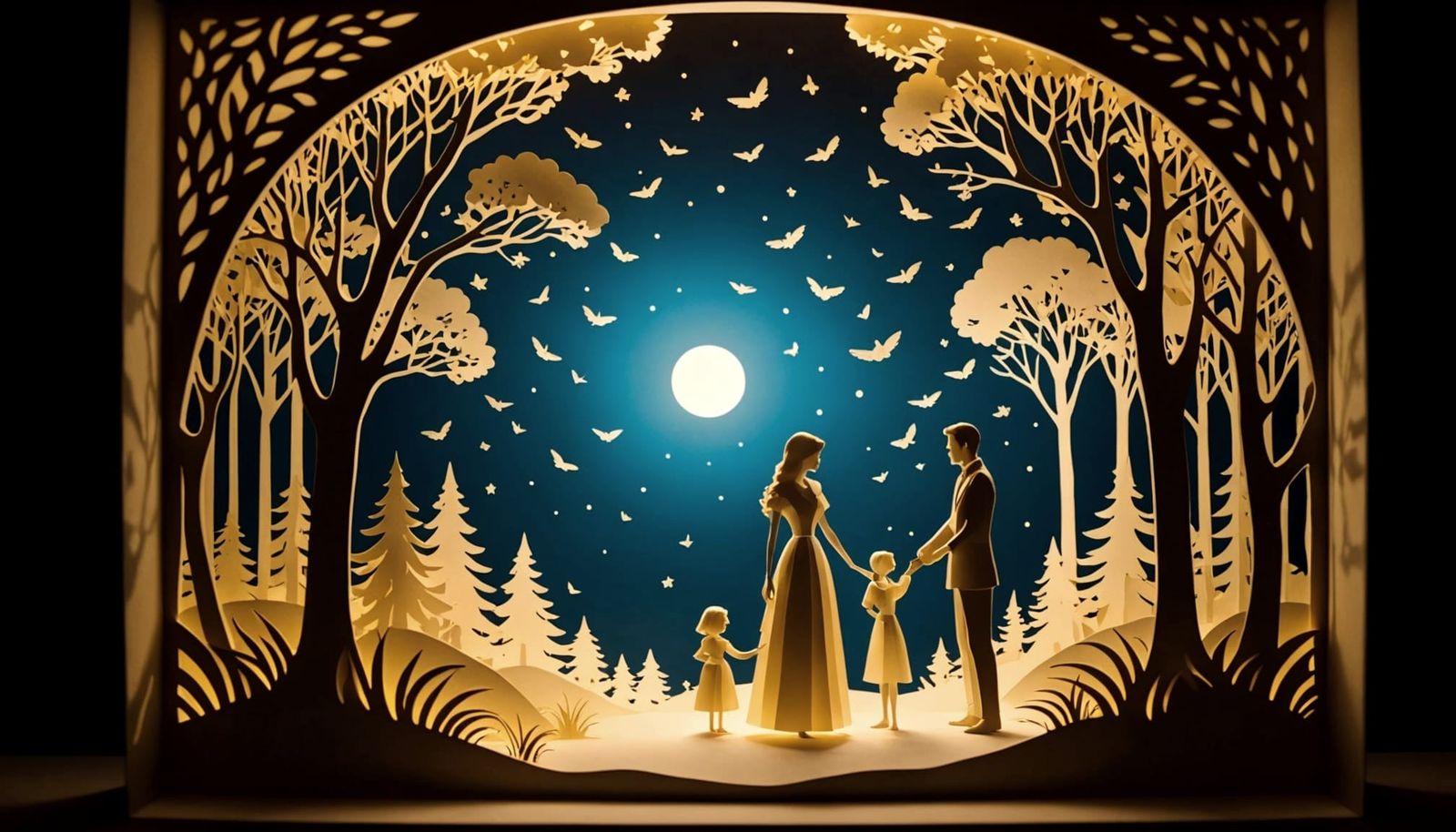 Luminescent Diorama Romanticism Art Style