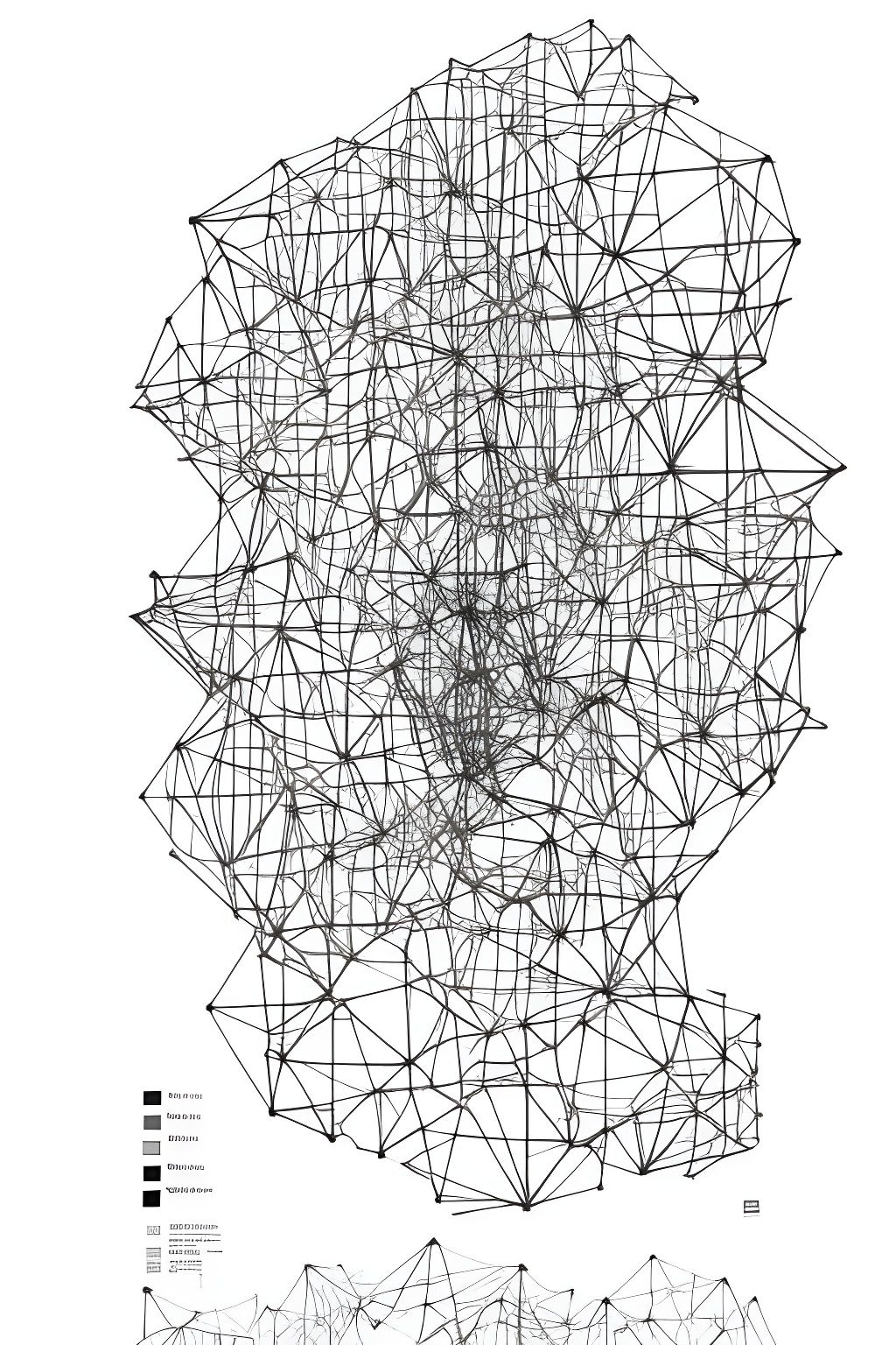 Chaotic 3D Music Graphic Score with Scientific Diagrams