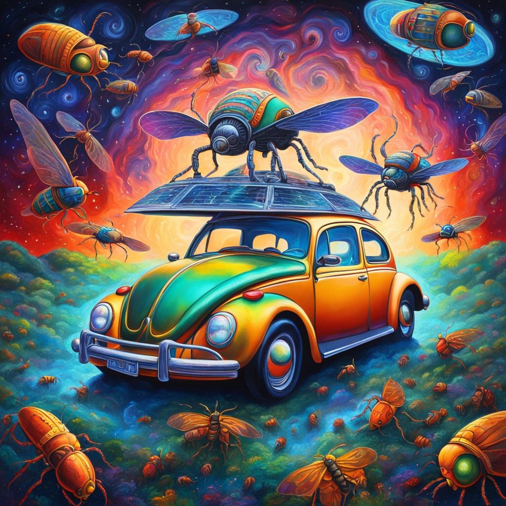 Insect Scientists Visit Earth in Beetle Spaceship
