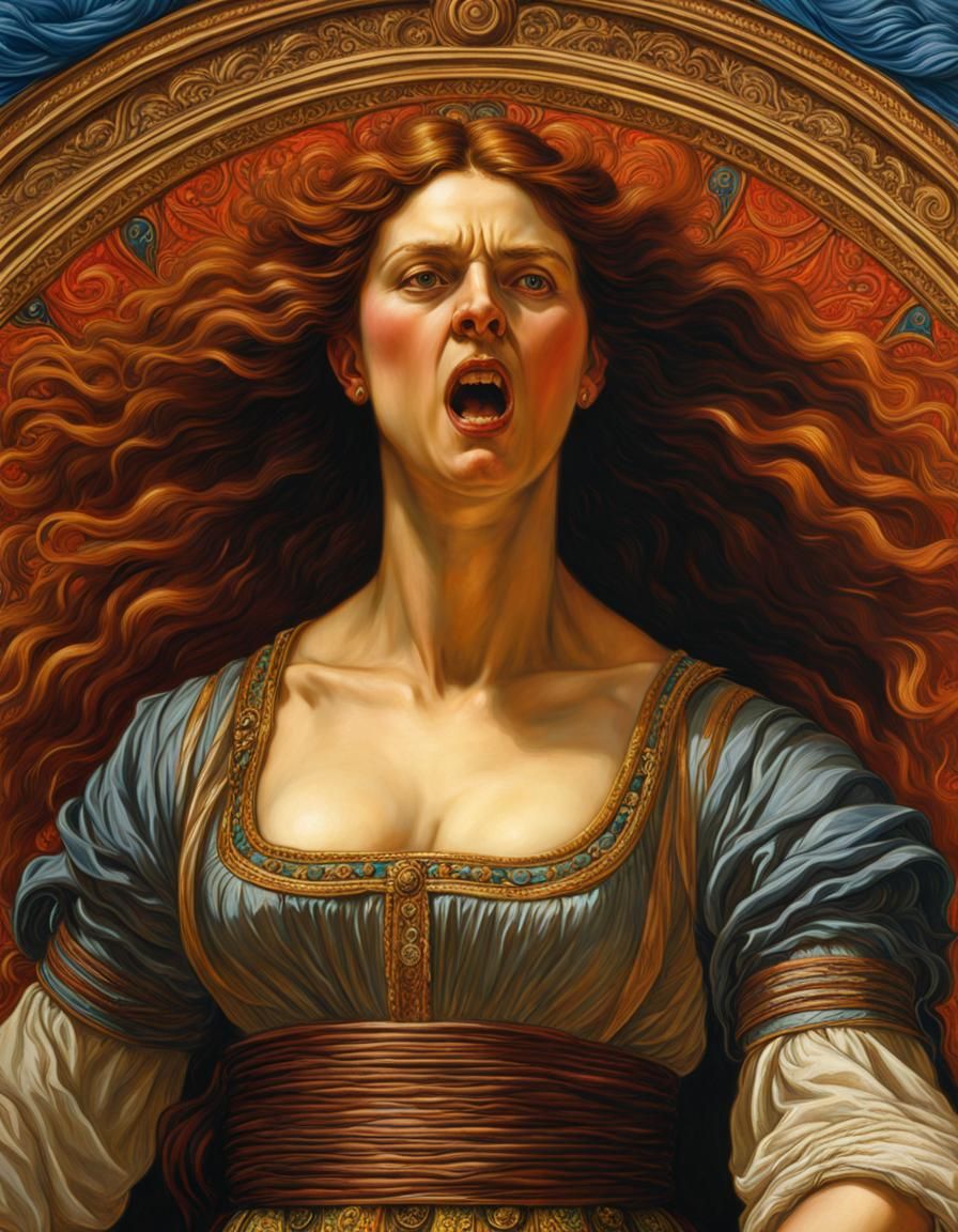 Angry or just an opera singer?