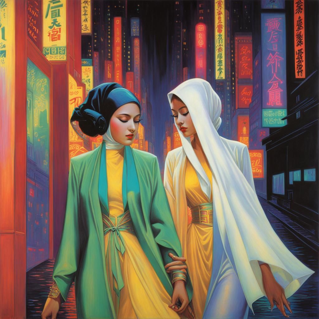 art by Abdur-Rahman Chughtai, Dante Gabriel Rossetti, futuri...