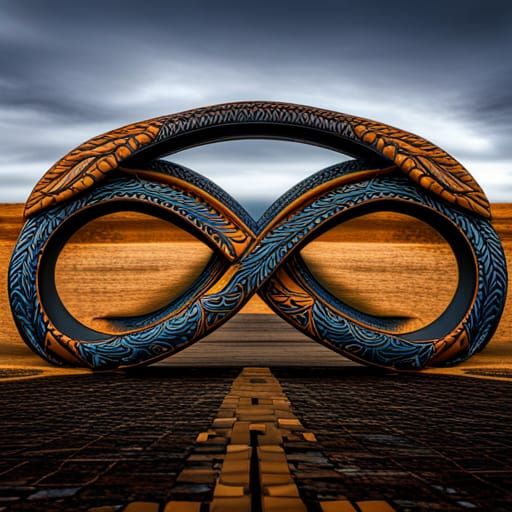 Hyperrealistic Infinity Symbol in High Definition