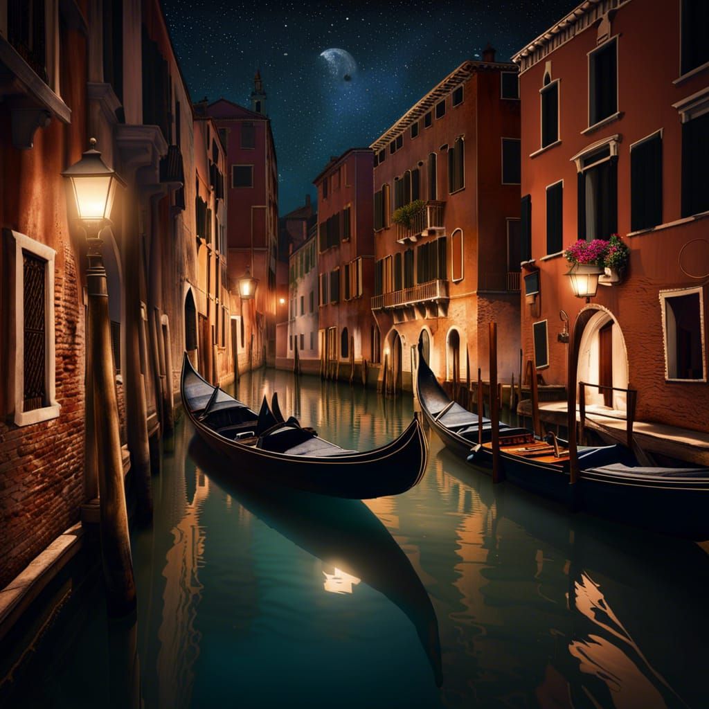 Night in venice