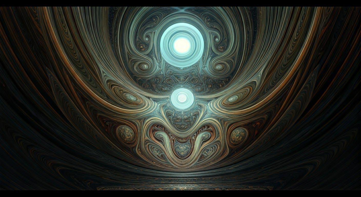 Dreamlike Abstract: A Surreal Distorted Masterpiece