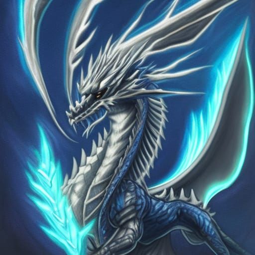 Electric Dragon Digital Rendering