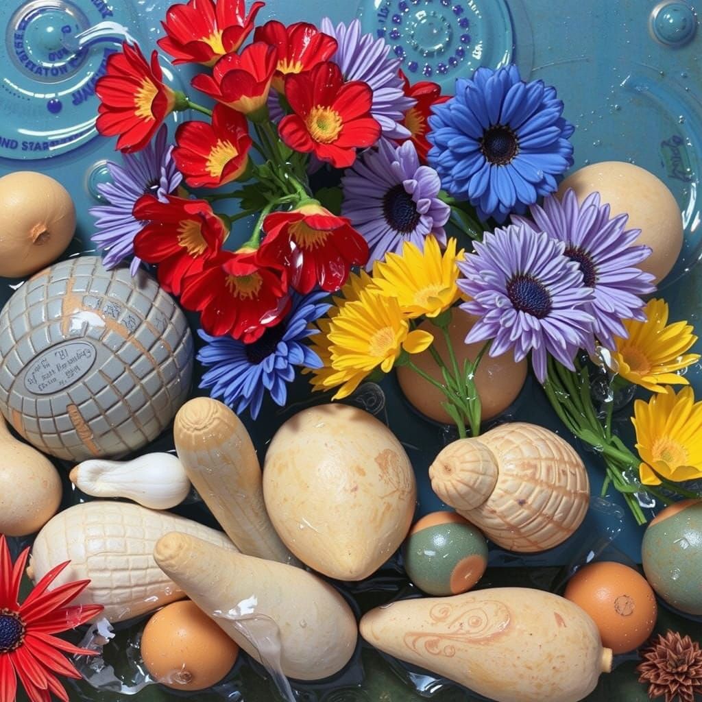 Abstract Swirling Vortex of Dynamic Motion