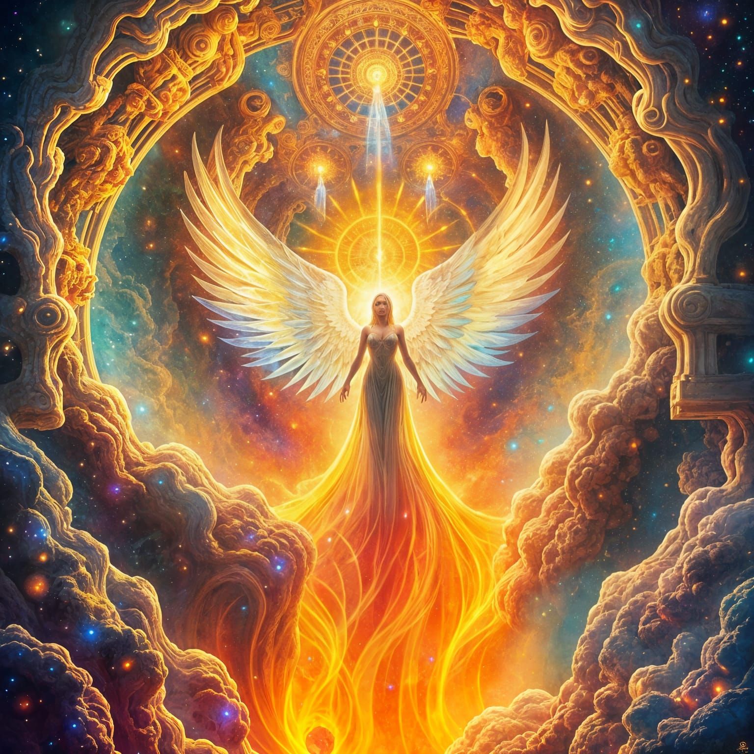 Divine Soul Design Matrix in Cosmic Womb