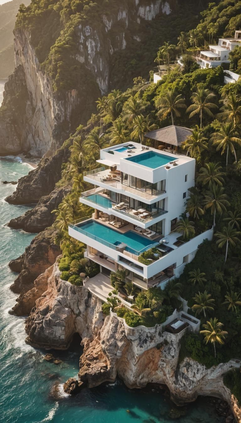 Luxurious Beach Villa with Infinity Pool: Coastal Paradise