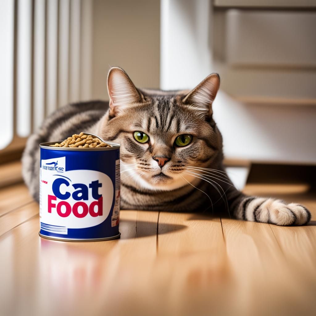 Humorous Image of Overweight Cat Relaxing
