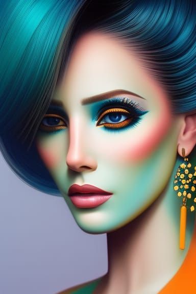 portrait of a goddess woman