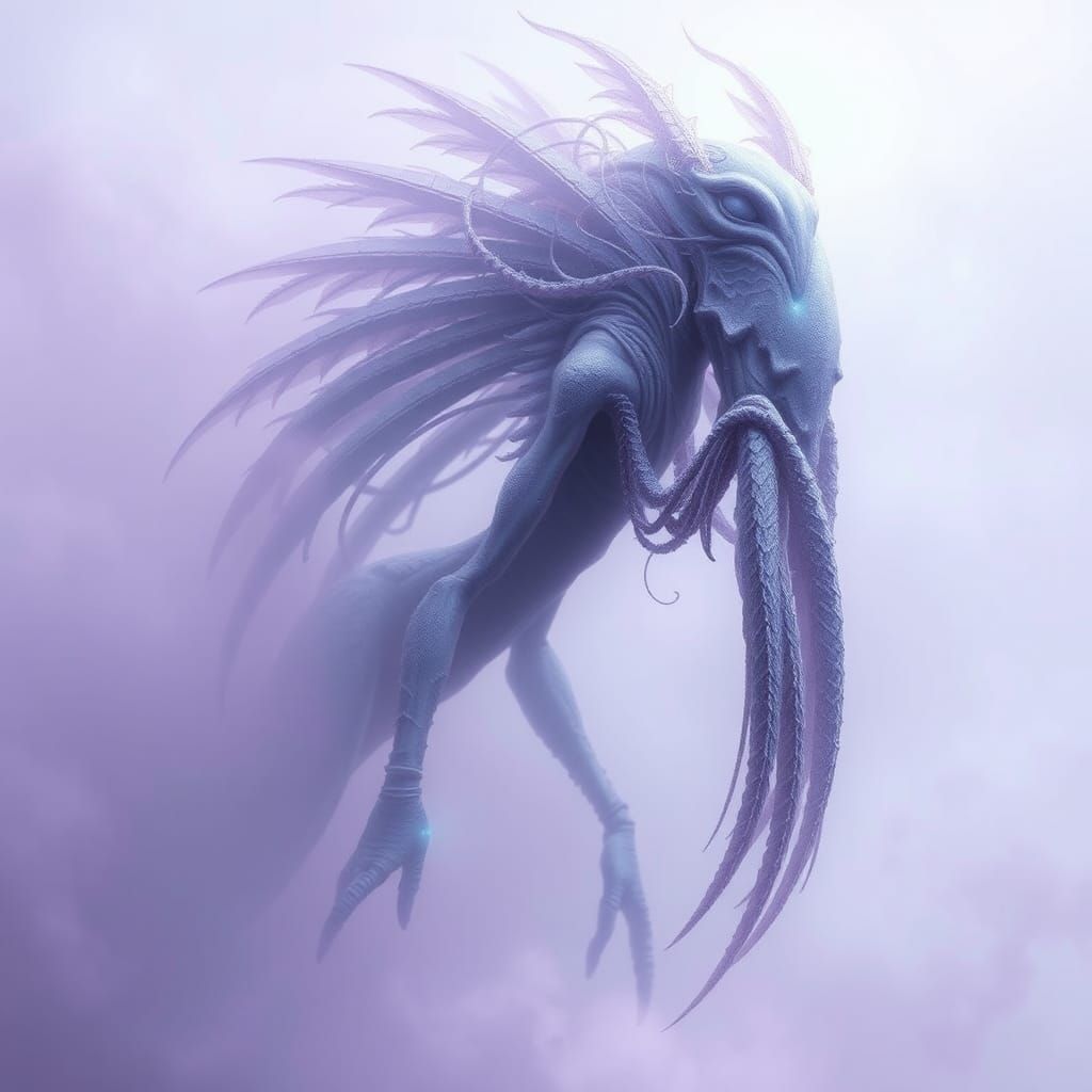 Ethereal Being in Dreamlike Surrealism