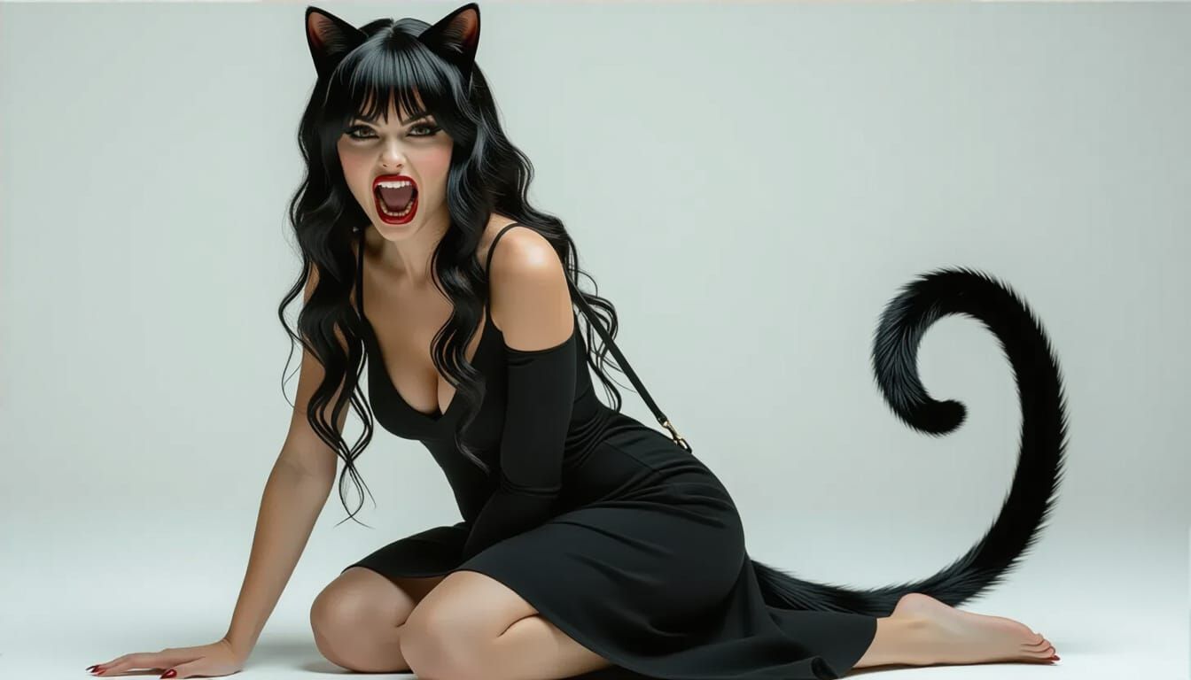 Alys, ready for the supermoon