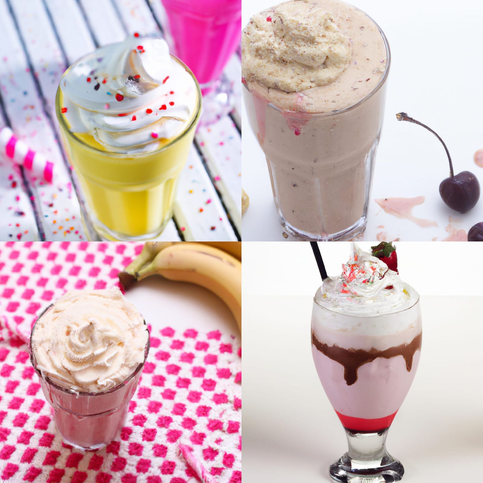 AI Generated Image of a Milkshake