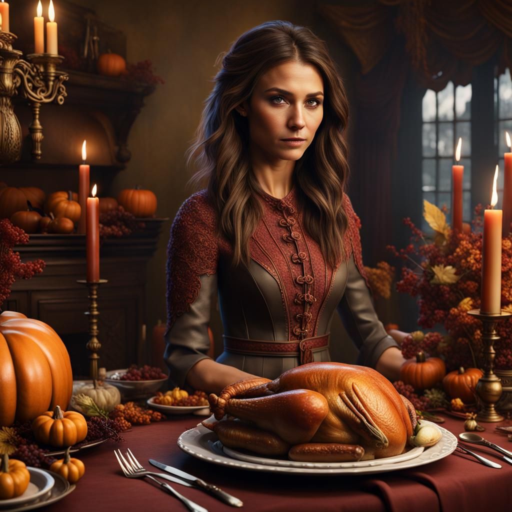 Nina Dobrev in Thanksgiving.