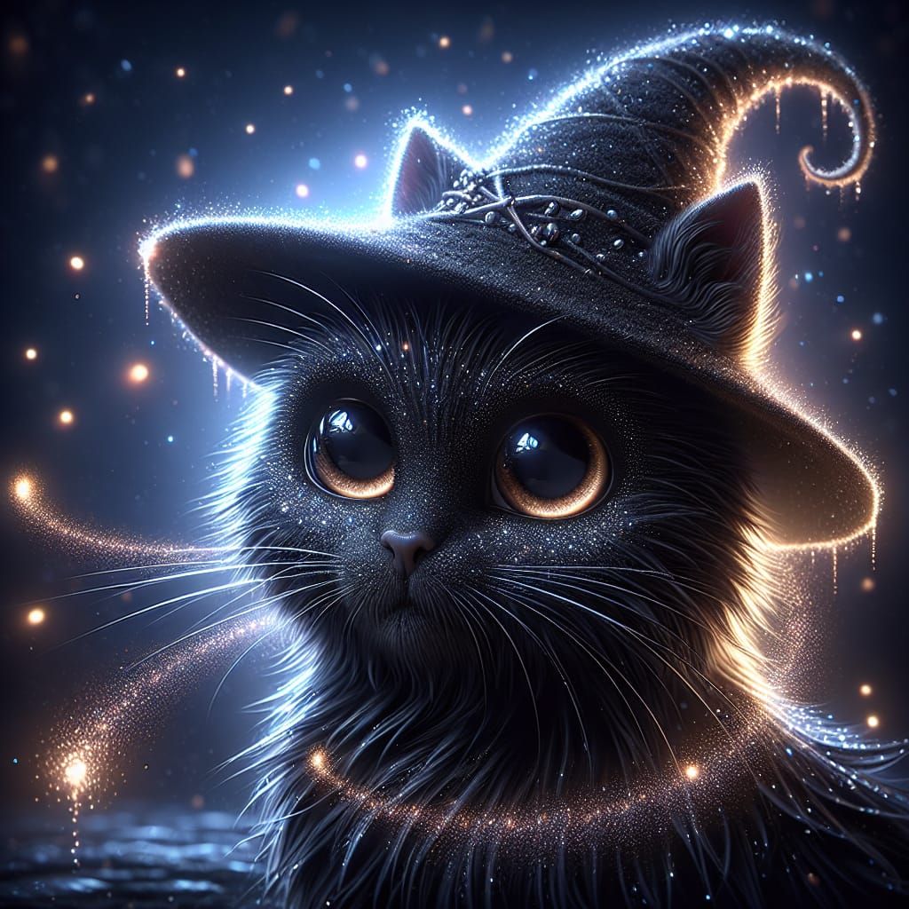 Magical Black Cat