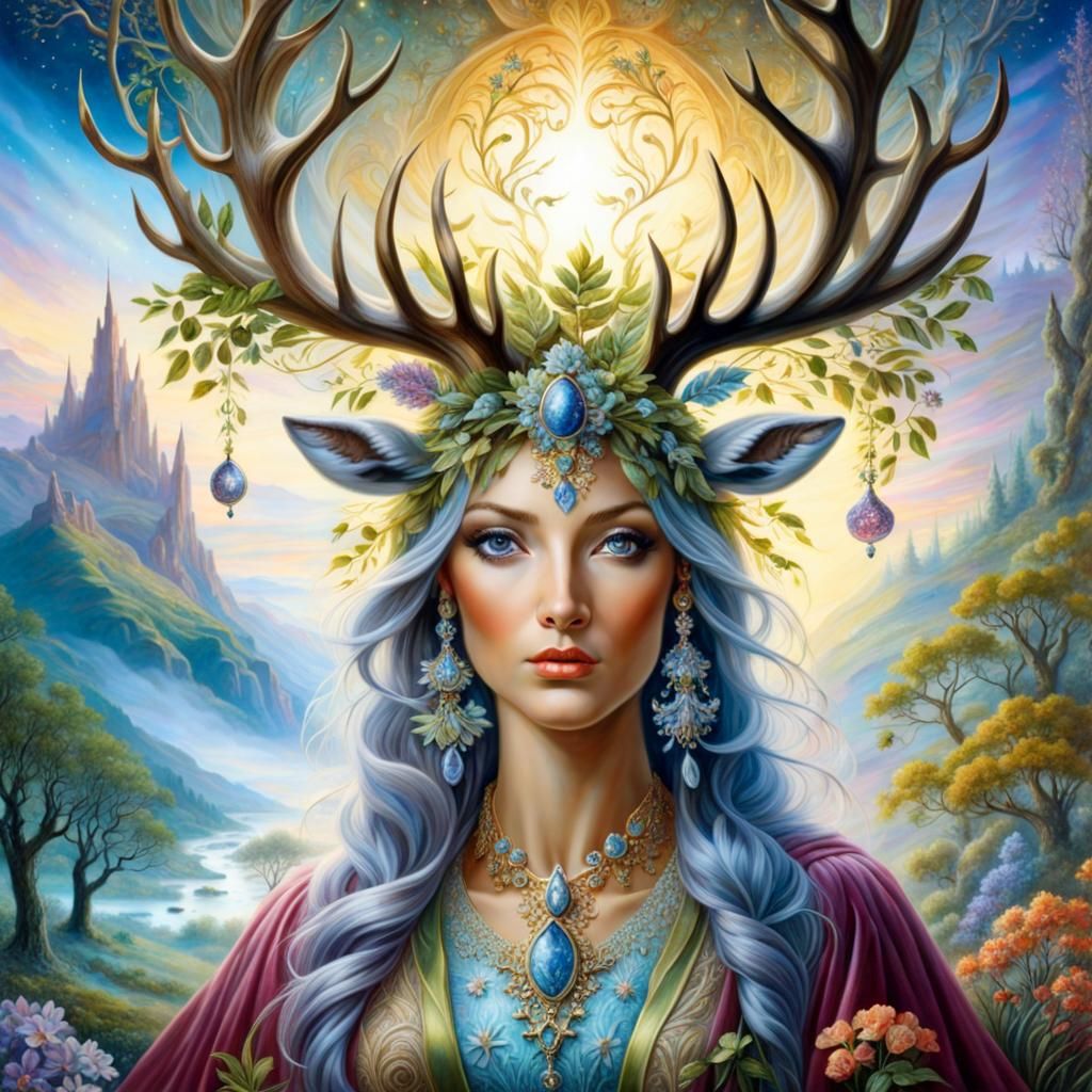 Portrait, Goddess of Nature